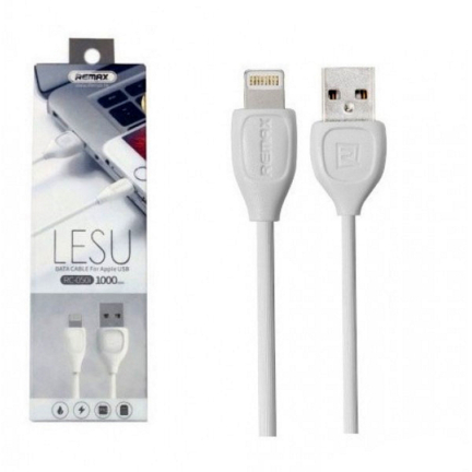 Кабель USB - Lightning / Remax Lesu RC-050i / 1M / Белый