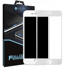 Защитное стекло Приватное 3D MOCOll Black Diamond для iPhone 7/8 Plus Белое