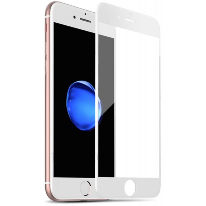 Защитное стекло 3D для iPhone 7/8 Белое