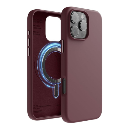 Чехол iPhone 16 Pro Max Elago Soft Silicone Liquid MagSafe Burgundy (Бордовый)