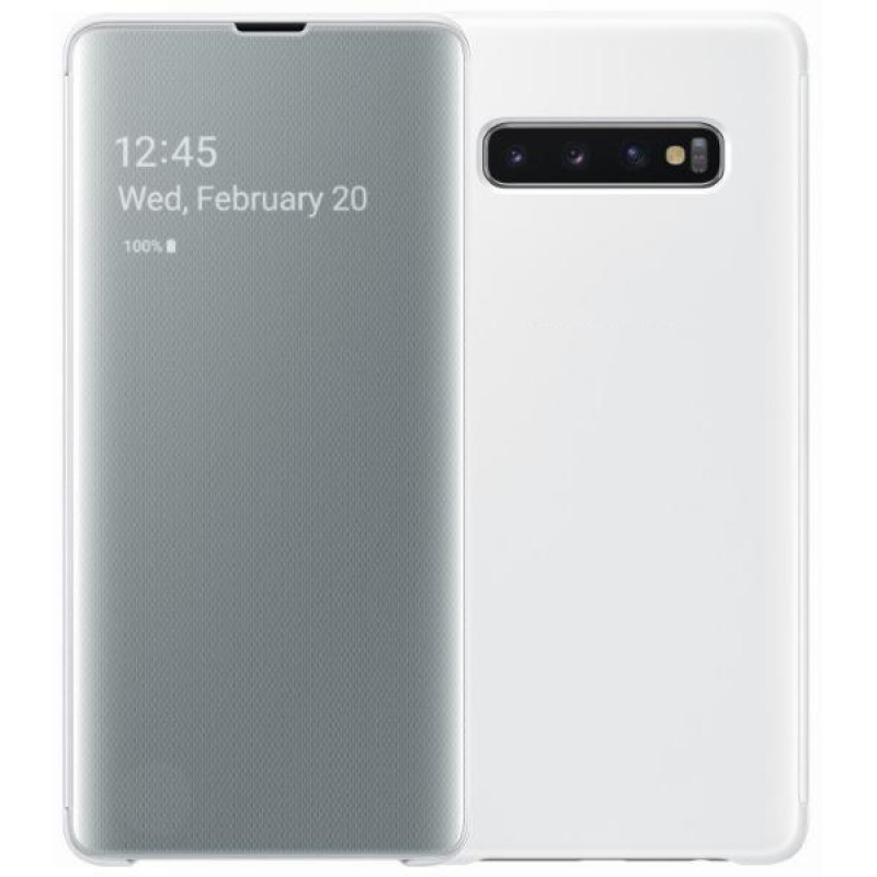 Чехол Galaxy S10 Plus Clear View Cover White