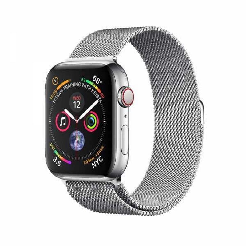 Apple Watch S4 44mm Silver Milanese Cellular