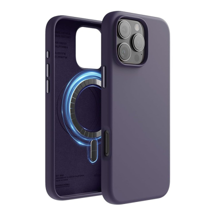 Чехол iPhone 16 Pro Max Elago Soft Silicone Liquid MagSafe Deep Purple (Фиолетовый)