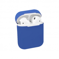 Чехол AirPods 1/2 Silicone Case Navy Blue