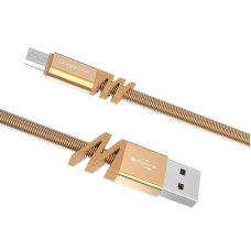 Кабель USB - MicroUSB / Borofone BX27 / 1M / Золотой