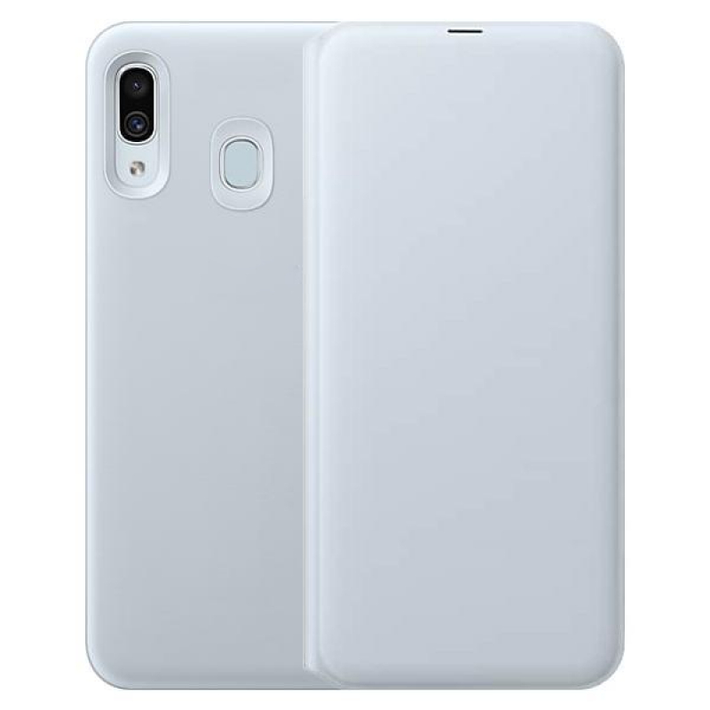Чехол Galaxy A30 Wallet Cover White White (Белый)