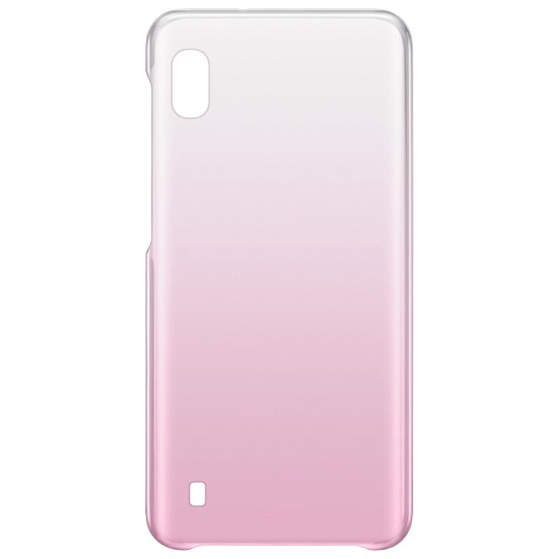 Чехол Galaxy A10 Gradation Cover Pink Pink (Розовый)