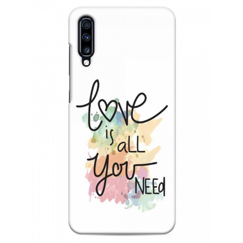 Чехол Galaxy A30 Lovely All you need is цветной
