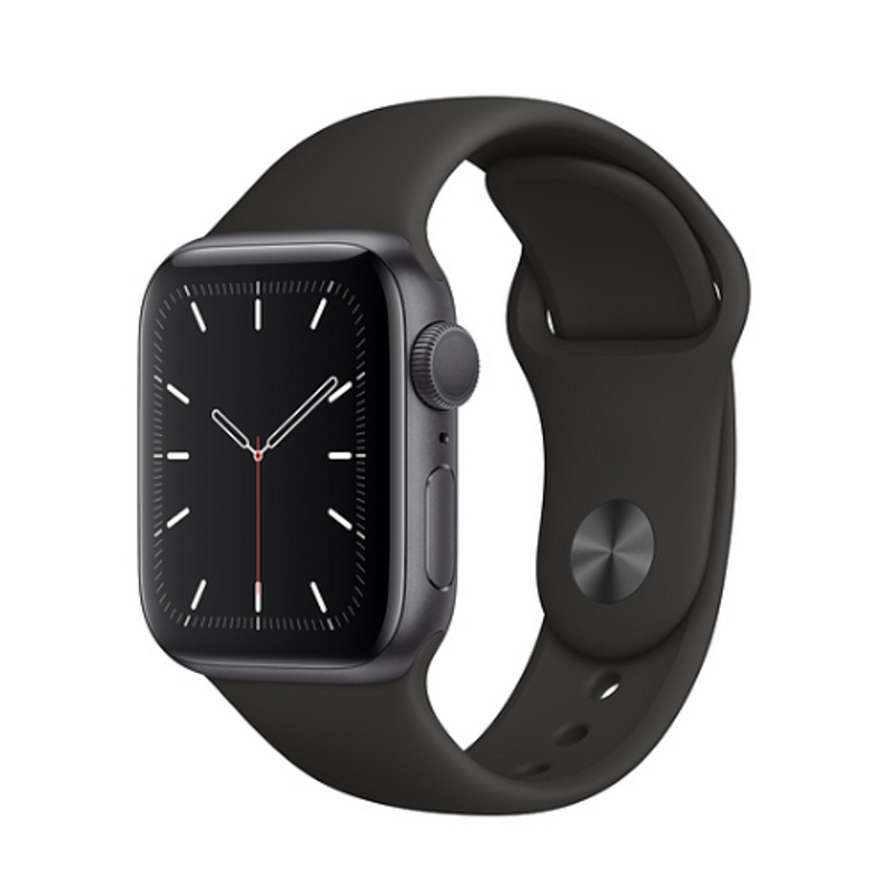 Apple Watch S5 40mm Space Gray Aluminum / Black Sport Band