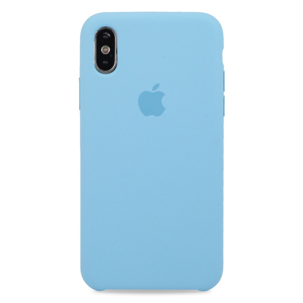 Чехол iPhone XS Max Silicone Case Cornflower