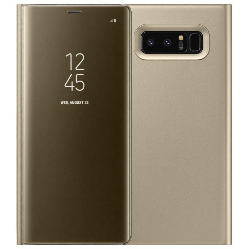 Чехол Galaxy Note 8 Clear View Cover Gold