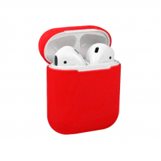 Чехол AirPods 1/2 Silicone Case Red