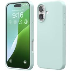 Чехол iPhone 16 Elago Soft Silicone Mint