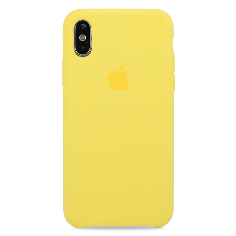 Чехол iPhone XS Max Silicone Case Canary Yellow