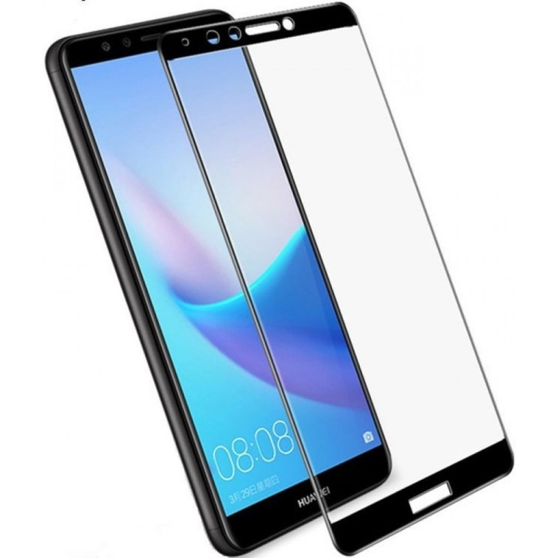 Защитное стекло 3D для Huawei Y9 (2018) Черное