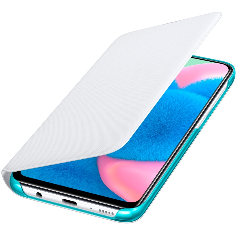 Чехол Galaxy A30S Wallet Cover White White (Белый)